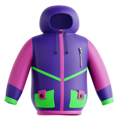 Manteau de ski  3D Icon