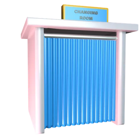 Cabine d'essayage  3D Icon