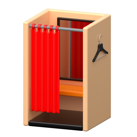 Cabine d'essayage  3D Icon