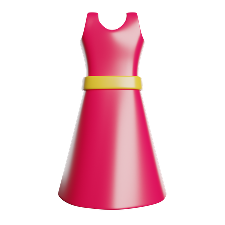 Vestido femenino  3D Icon