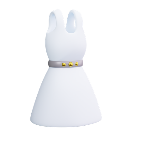 Vestido de mujer  3D Icon