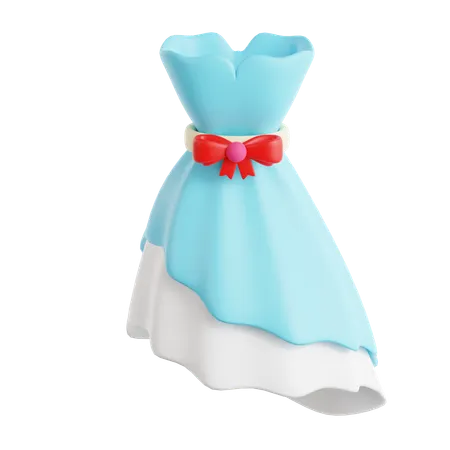 Vestido de casamento  3D Icon