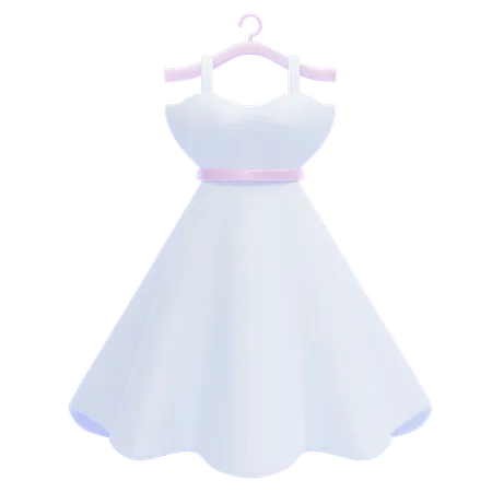 Vestido de casamento  3D Icon