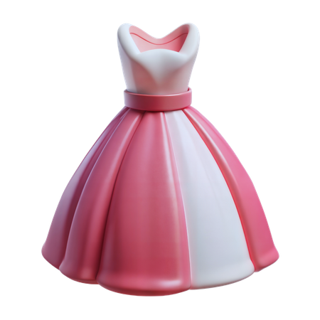 Vestido de novia  3D Icon