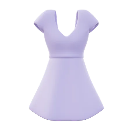 Vestido mini verano primavera mujer  3D Icon