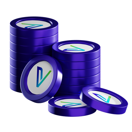 Vet Coin Stacks  3D Icon