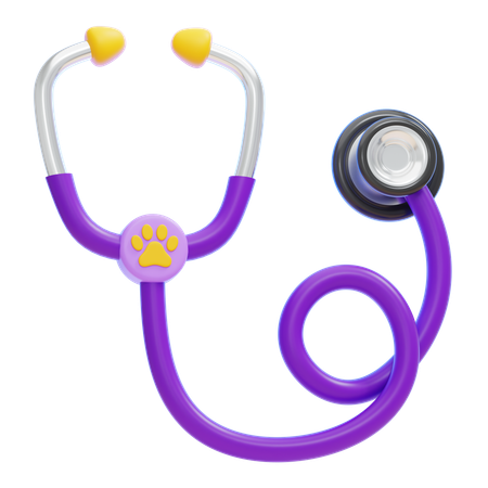 VET STETHOSCOPE  3D Icon