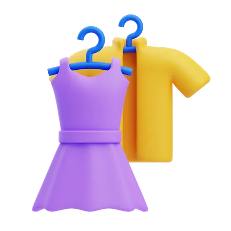 Vêtements  3D Icon