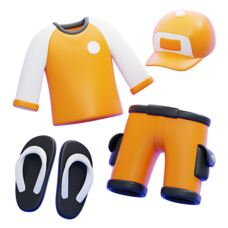 Vêtements  3D Icon