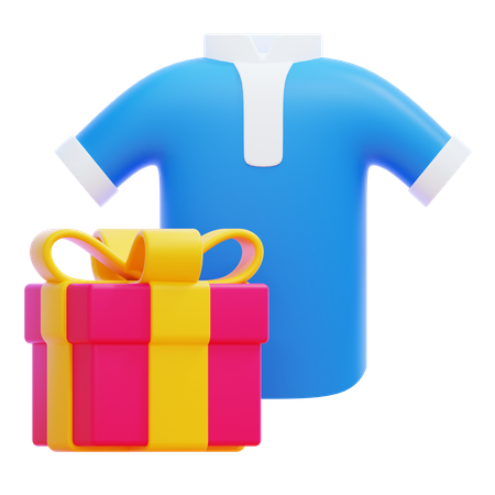 Cadeau de vêtements  3D Icon