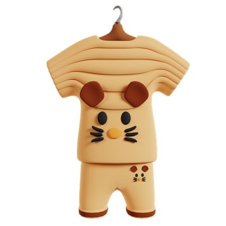 Vêtements de bébé  3D Icon