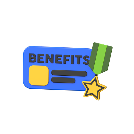 Veteran Benefits  3D Icon