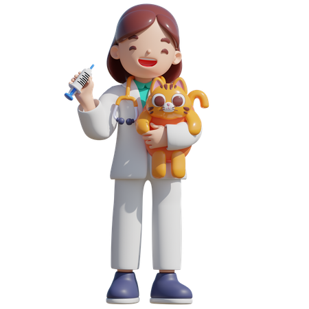 Veterinario  3D Icon