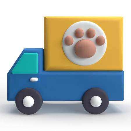 Van veterinária  3D Icon