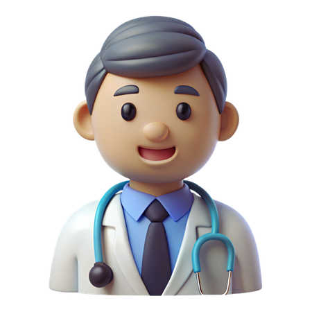 Veterinarian Avatar  3D Icon