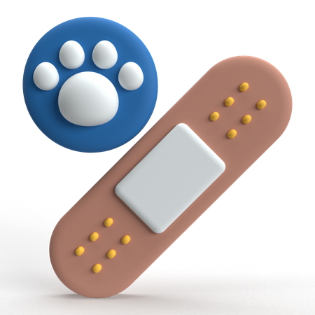 Veterinary Band Aid  3D Icon