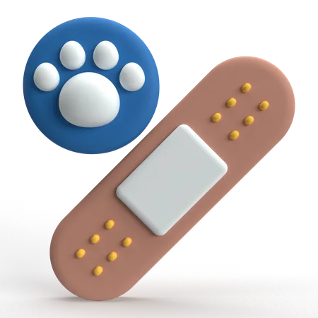 Veterinary Band Aid  3D Icon