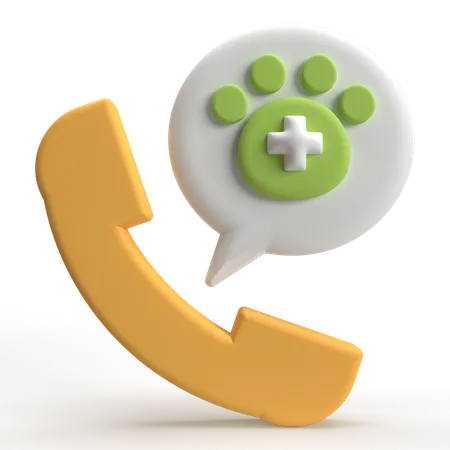 Veterinary Call  3D Icon