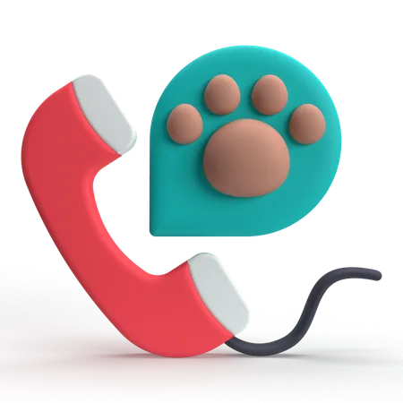 Veterinary Call  3D Icon