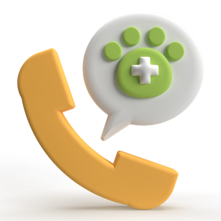 Veterinary Call  3D Icon