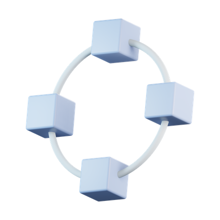 Círculo de caminho vetorial  3D Icon