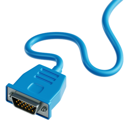 VGA Cable  3D Icon