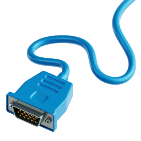 VGA Cable  3D Icon