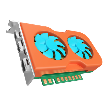 VGA Card  3D Icon