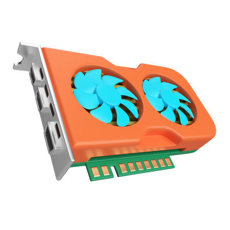 VGA Card  3D Icon
