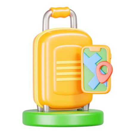 Viajando  3D Icon