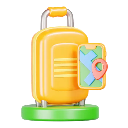 Viajando  3D Icon