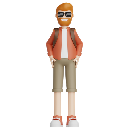 Viajante  3D Icon
