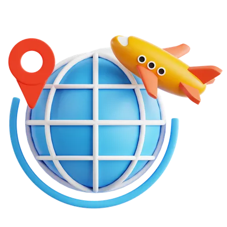 Viajar  3D Icon