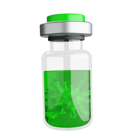 Vial de inyección  3D Icon