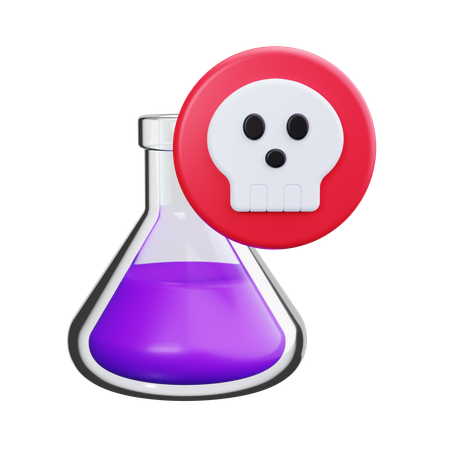 Vial Poison  3D Icon