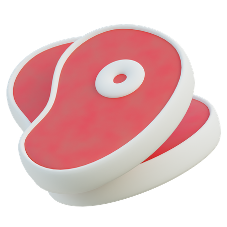 Viande  3D Icon