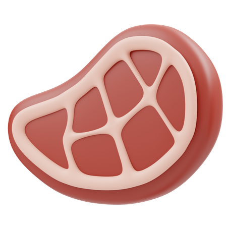 Viande  3D Icon