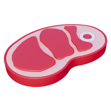 Viande  3D Icon