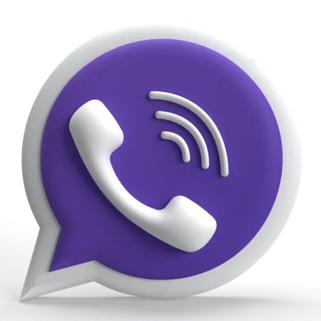 Viber  3D Icon