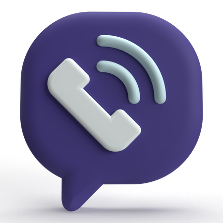 Viber  3D Icon