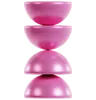 Vibrant Pink Hourglass Duo