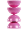 Vibrant Pink Hourglass Duo