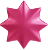 Vibrant Pink Star Design
