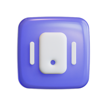 Vibrate  3D Icon