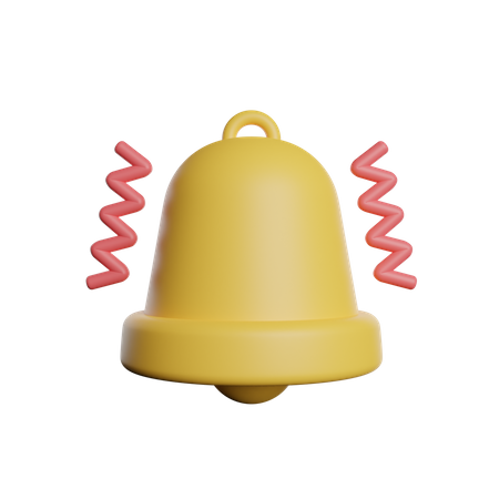 Vibrierende Glocke  3D Icon