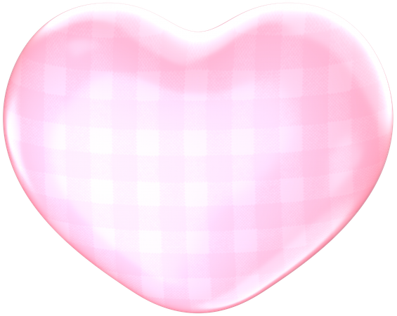 Coeur rose vichy  3D Icon