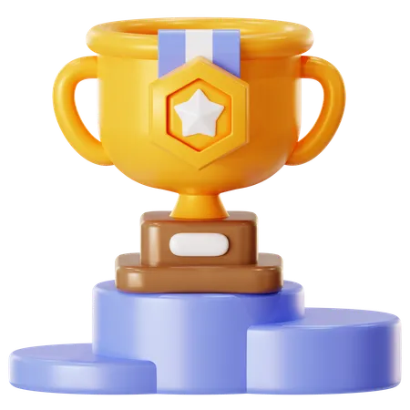 Podium de la victoire  3D Icon