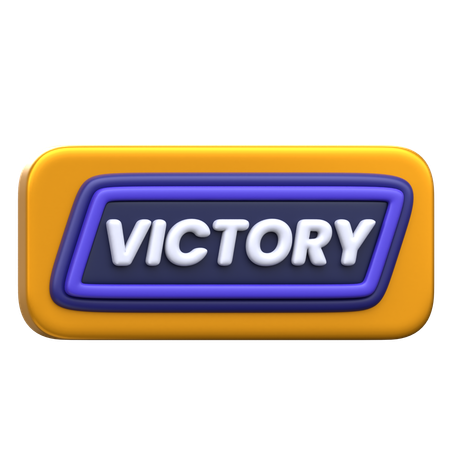 Victory  3D Icon