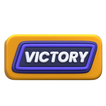 Victory 3 D Esports Icon 3D Icon