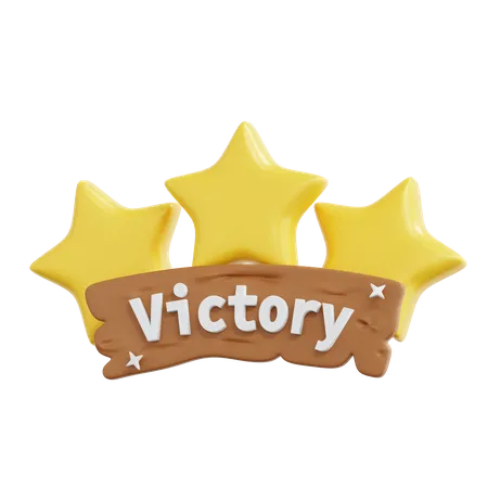 Victory  3D Icon